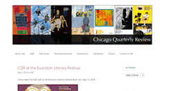 Desktop Screenshot of chicagoquarterlyreview.com